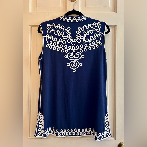 Embroidered Nautical Tank Top - Picture 2 of 4